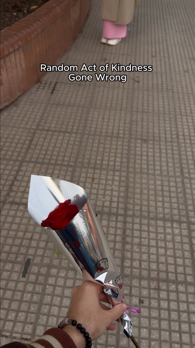 Random act of kindness gone wrong